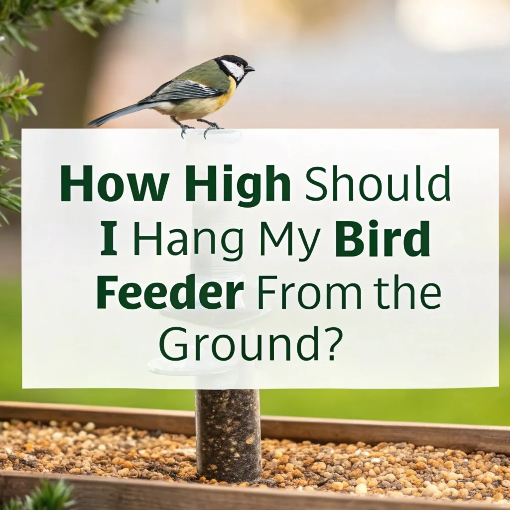 How High Should I Hang My Bird Feeder from the Ground?