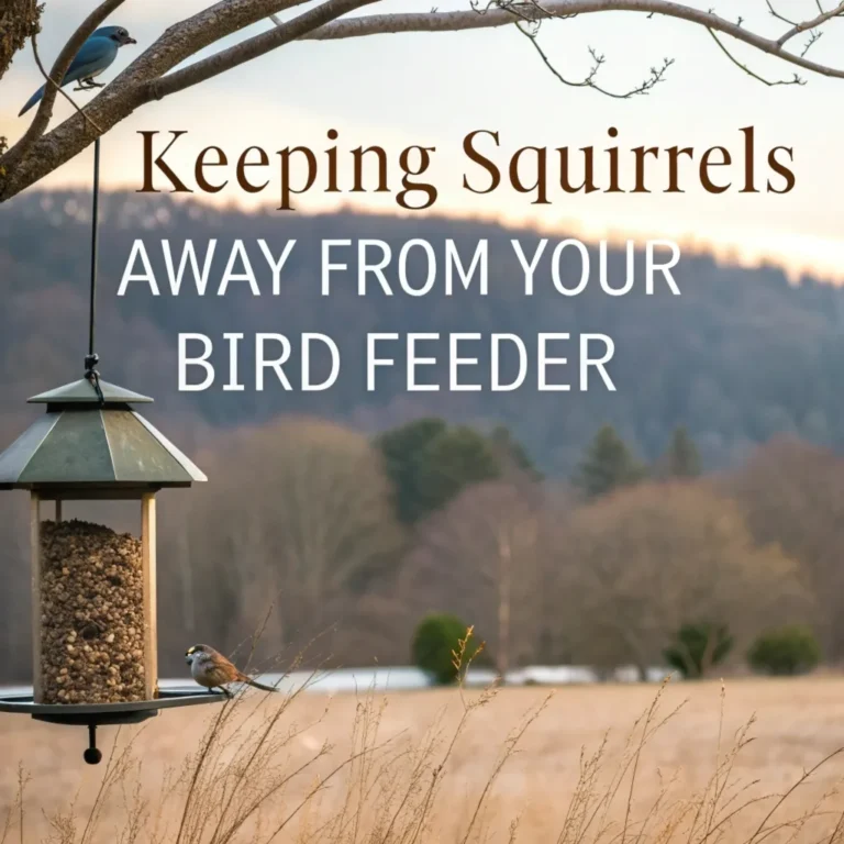 Keeping Squirrels Away from Your Bird Feeder: Effective Methods