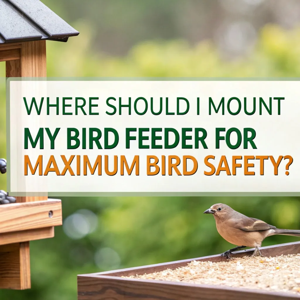 Where Should I Mount My Bird Feeder for Maximum Bird Safety?