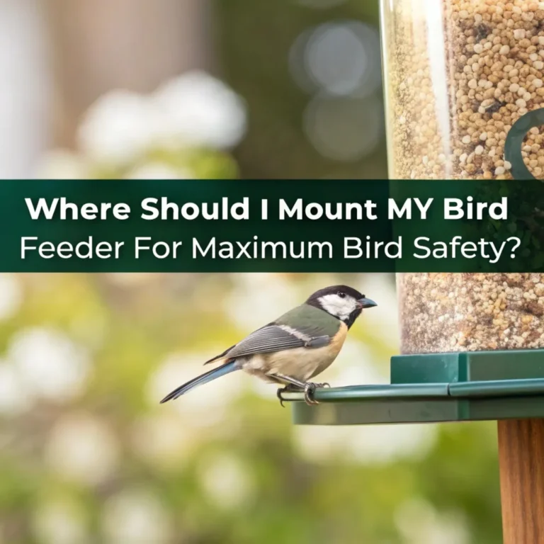 Where Should I Mount My Bird Feeder for Maximum Bird Safety?