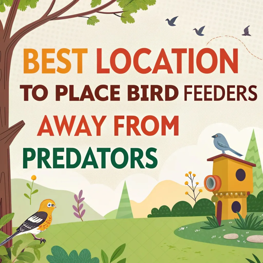 What's the Best Location to Place Bird Feeders Away from Predators?