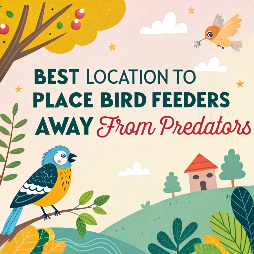 What's the Best Location to Place Bird Feeders Away from Predators?