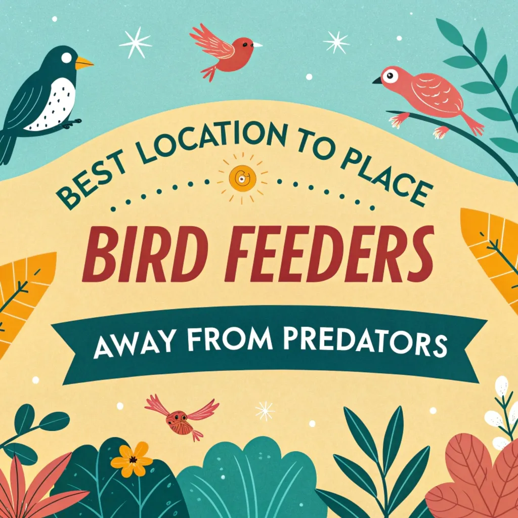 What's the Best Location to Place Bird Feeders Away from Predators?