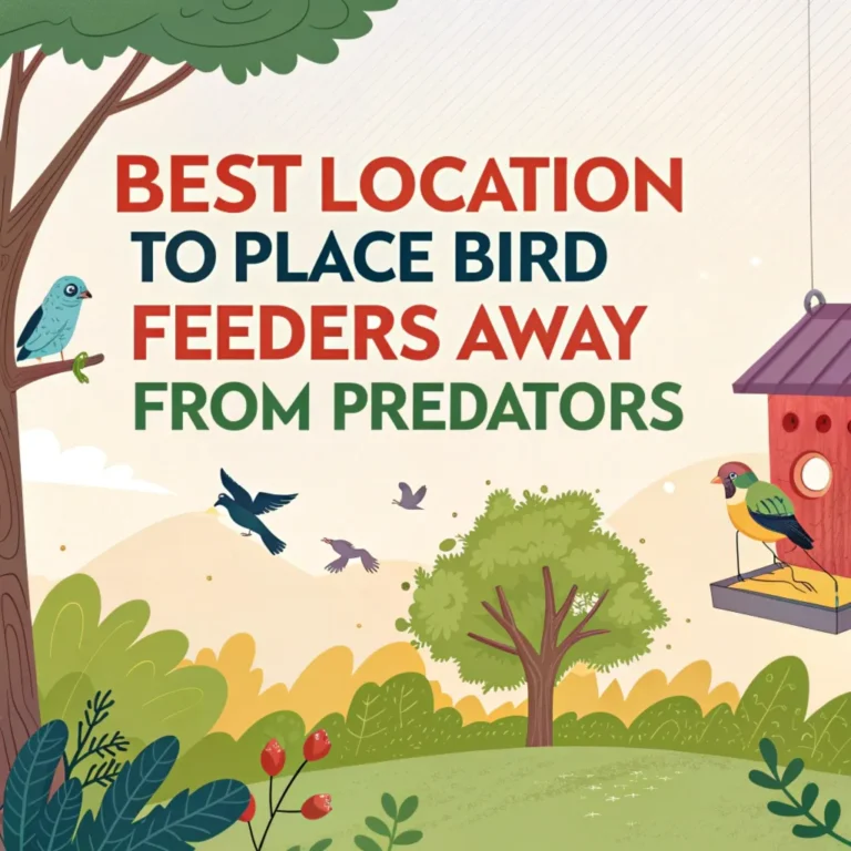 What’s the Best Location to Place Bird Feeders Away from Predators?