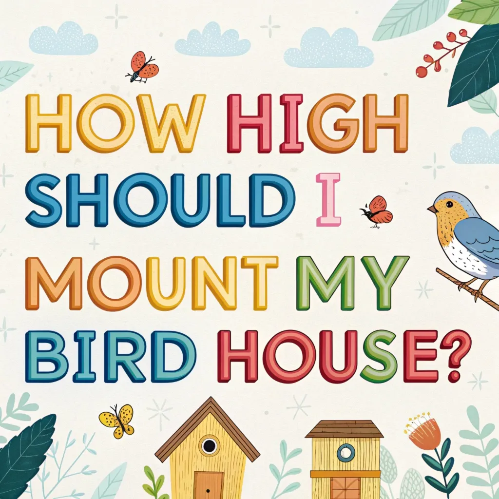 How High Should I Mount My Bird House?