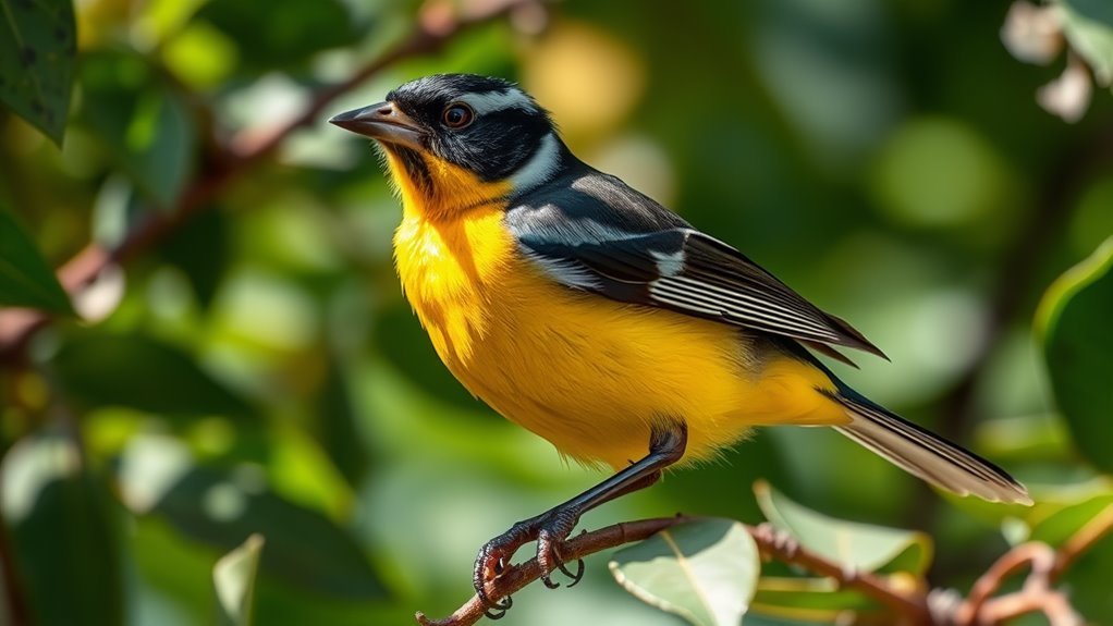 colorful bird species identification