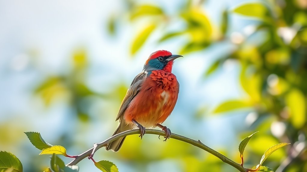 Red Birds of North Carolina: Fiery Plumage in the Wild 4 colorful songbird s beauty