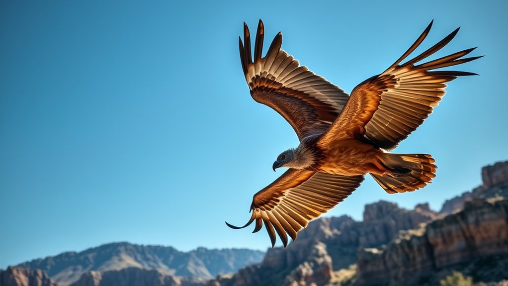 Biggest Bird That Flies: Exploring Large Avian Species 3 eurasian griffin vulture scavenger
