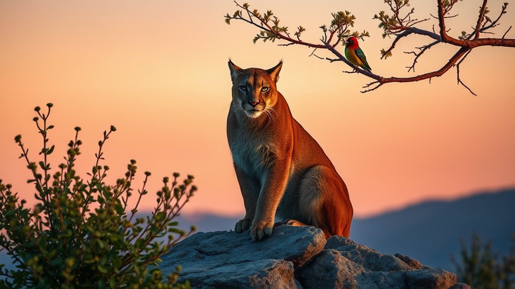 mountain lion communication methods