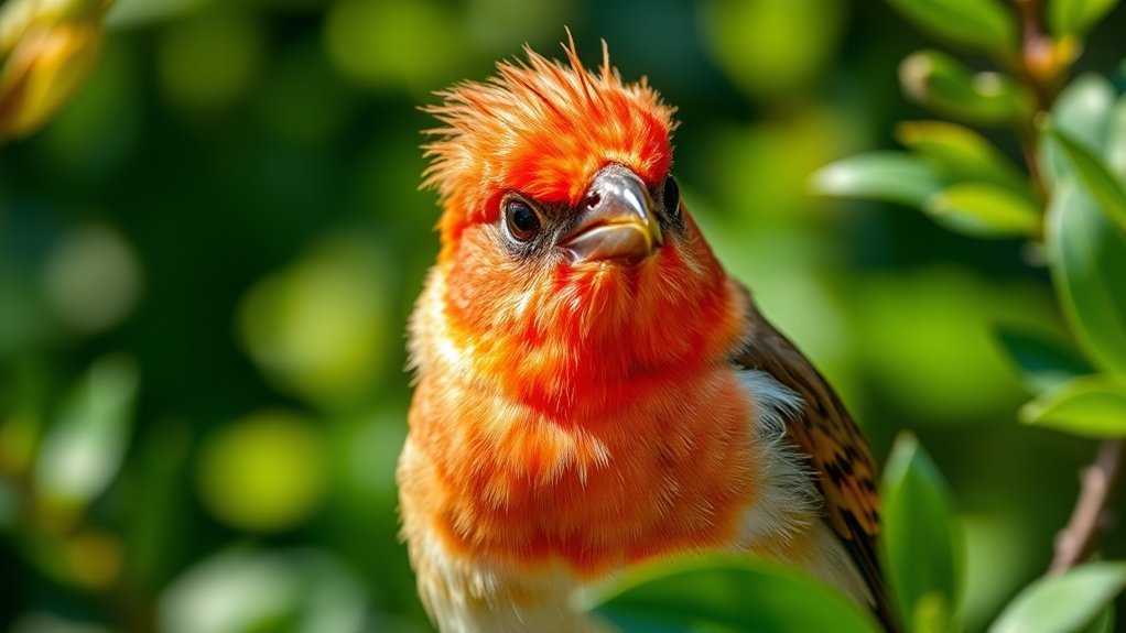 red headed bird identification guide