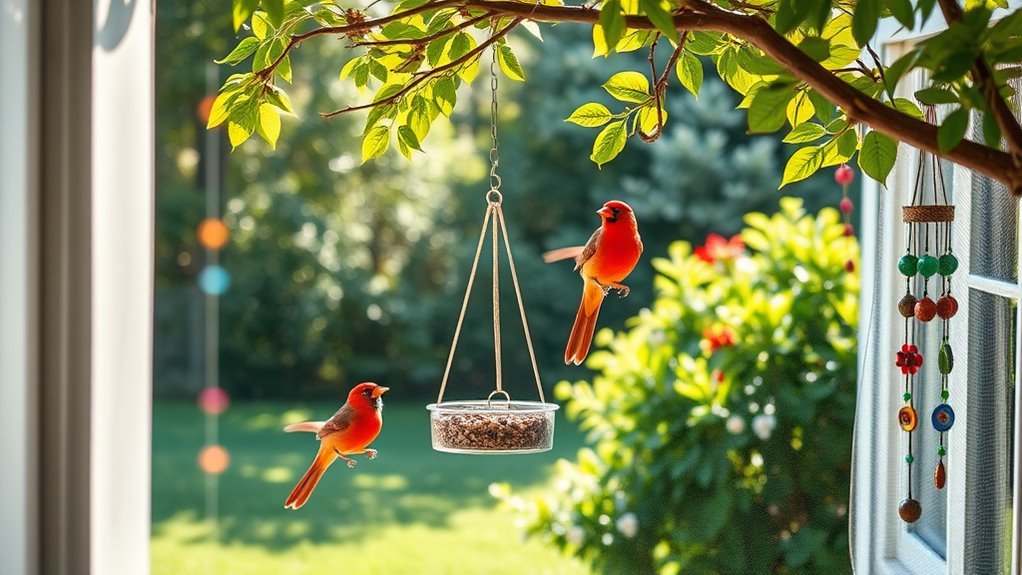 stop cardinals attacking windows