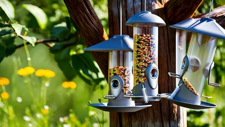 automatic bird feeder cleaning