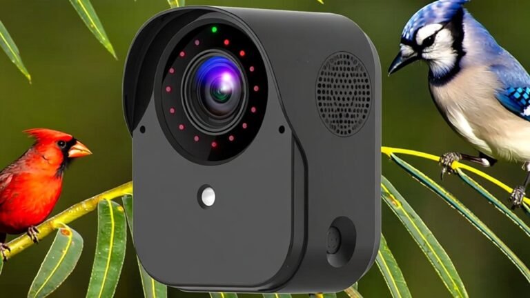 bird camera with speaker