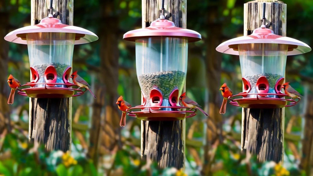 cardinal friendly hopper feeders