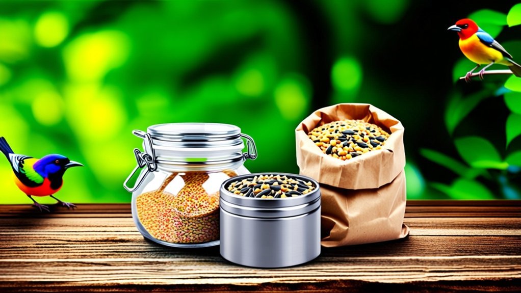 mess free bird seed options