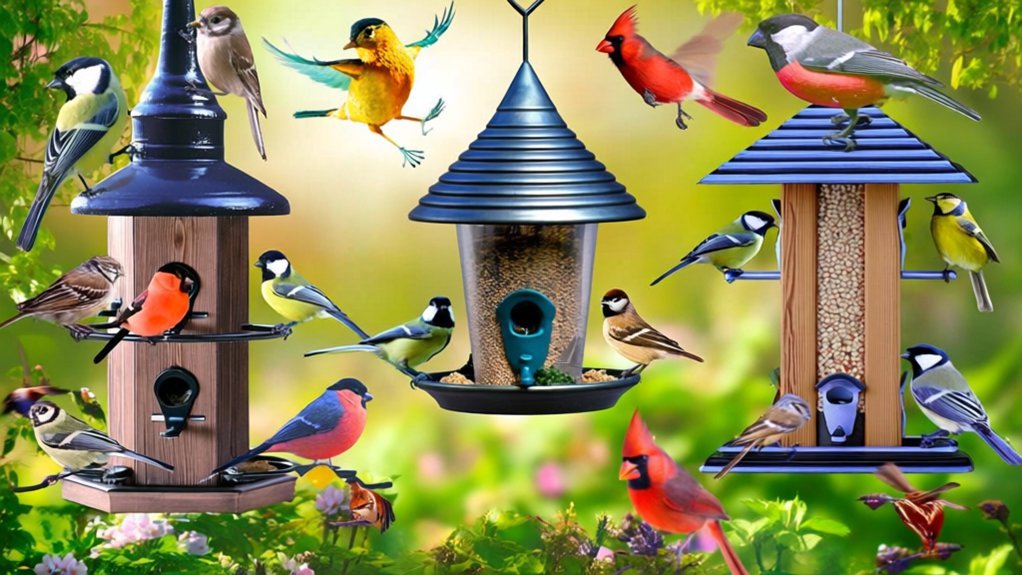 multi port bird feeders selection