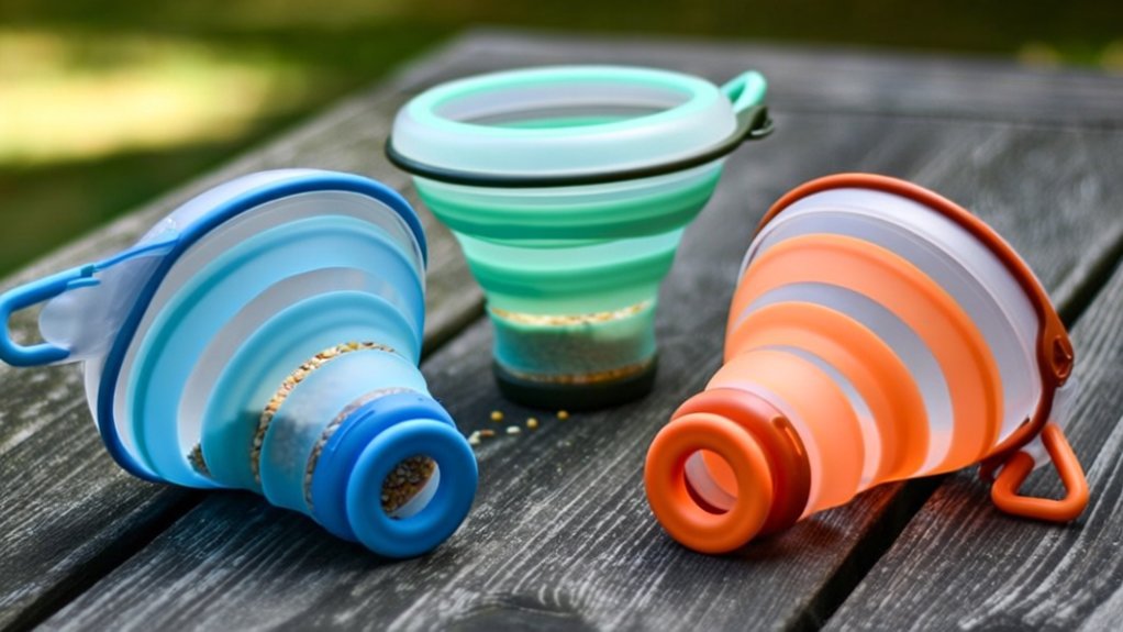 portable foldable bird feeders