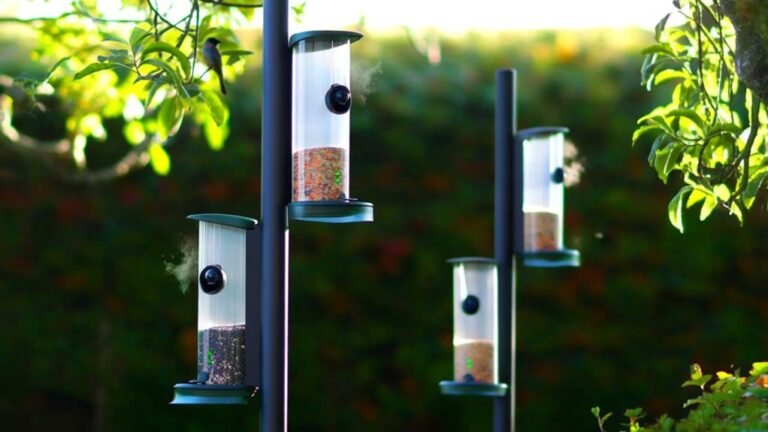 smartphone bird feed monitoring