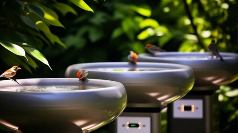 temperature controlled bird baths