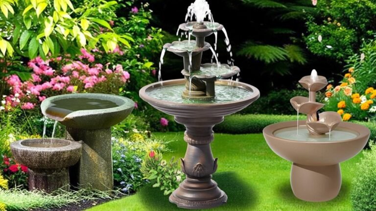 top bird bath fountains