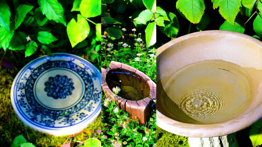 top shallow bird baths