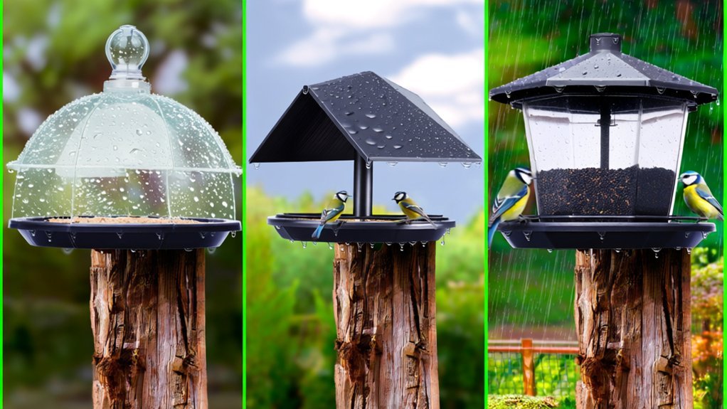 weatherproof bird feeders selection