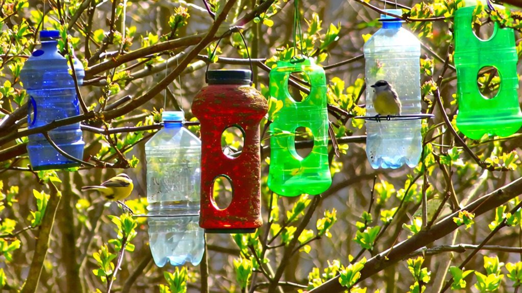 eco friendly recycled bird feeders