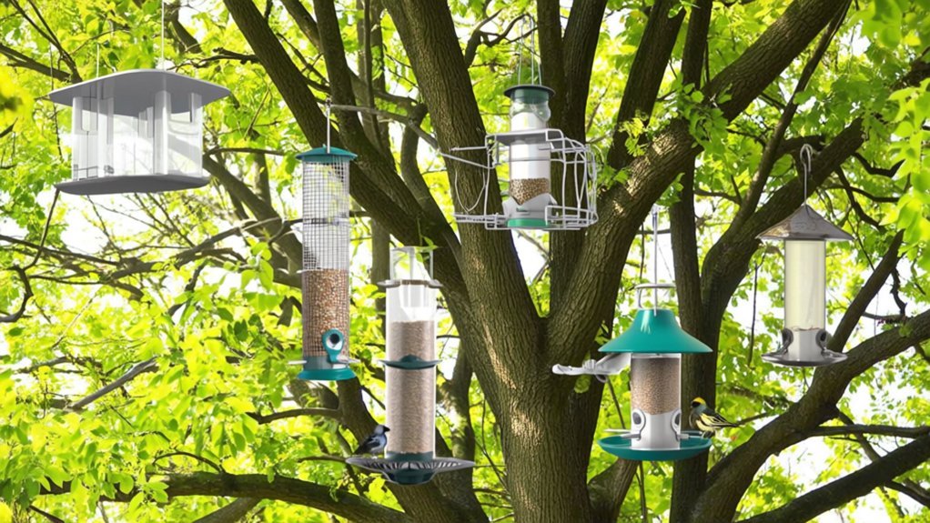 grackle proof bird feeders