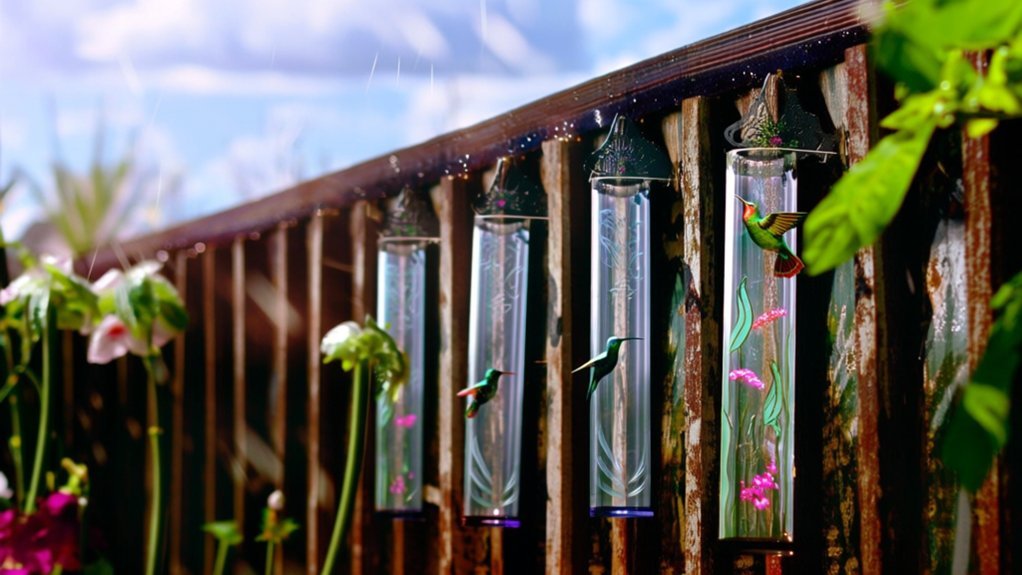 rain gauge hummingbird designs
