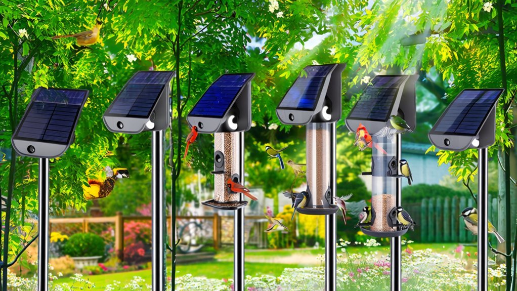 solar powered backyard bird cameras