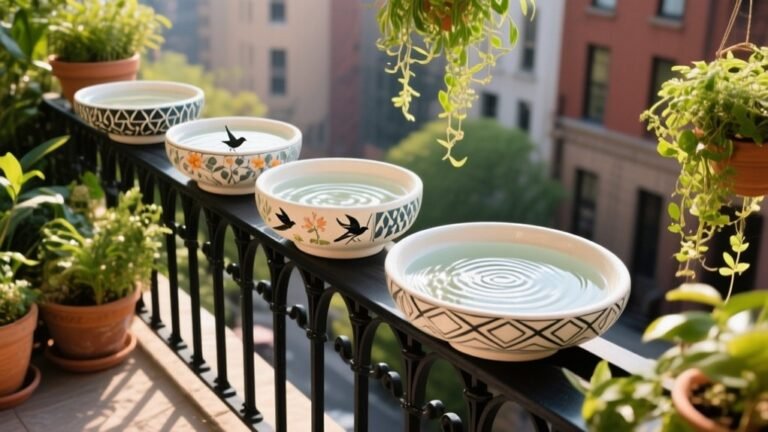 top balcony bird baths