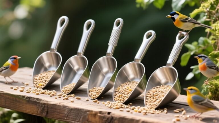 top bird seed scoop sets