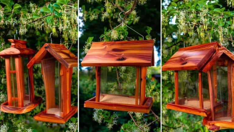 top cedar bird feeders