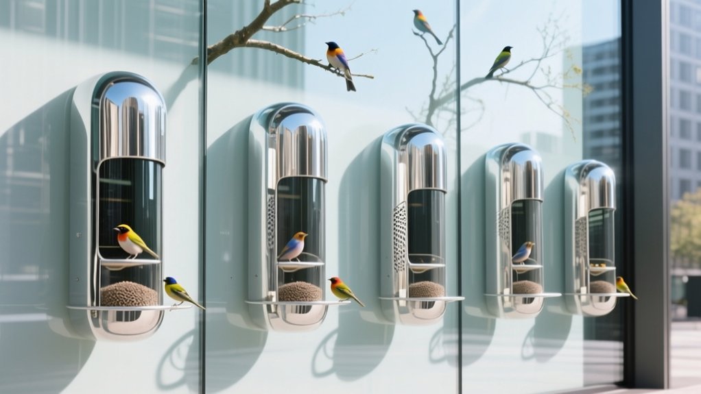 top mirror window feeders