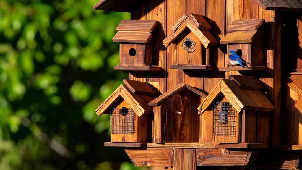 top predator proof cedar birdhouses