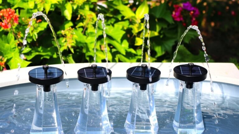 top solar bird bath pumps