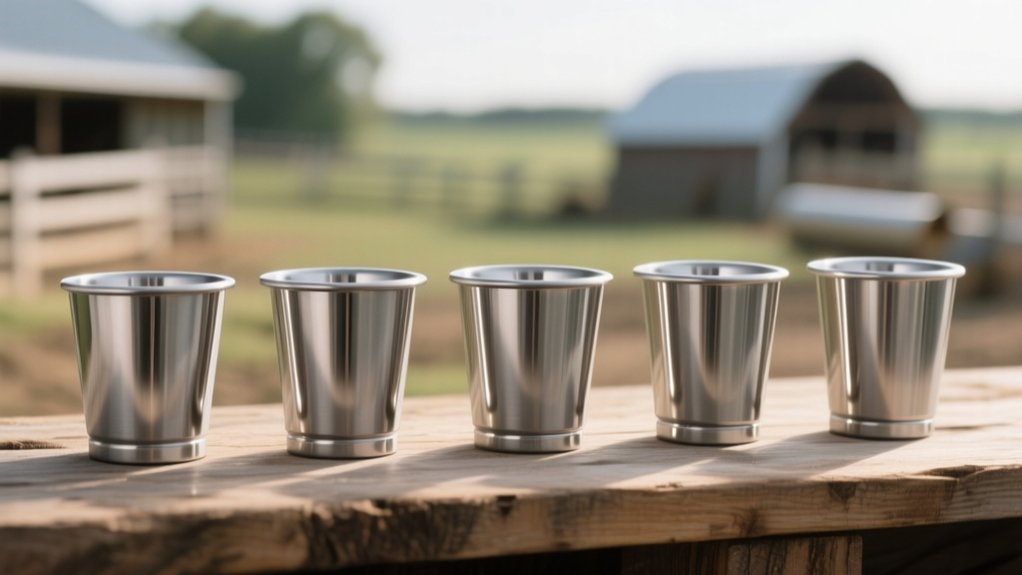 top stainless steel coop cups