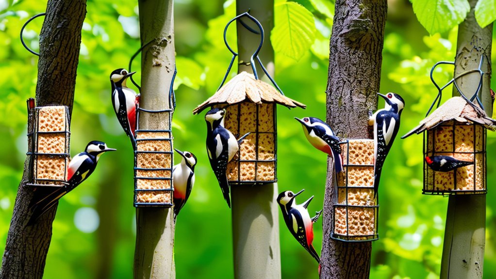 woodpecker suet baskets