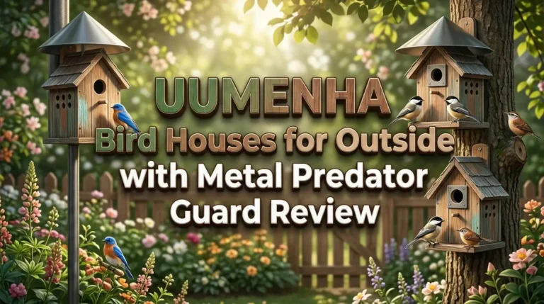 UUMENHA Bird Houses with Metal Predator Guard Review