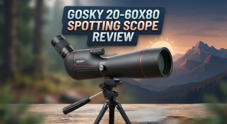 Gosky 20-60×80 Spotting Scope Review: Worth Your Money?