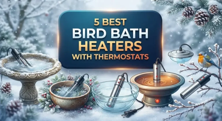 5 Best Bird Bath Heaters With Thermostats for Winter
