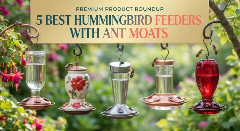 5 Best Hummingbird Feeders With Ant Moats: Top Picks