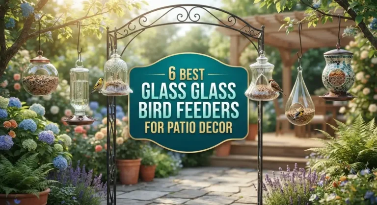 6 Best Glass Bird Feeders for Patio Decor: Durable Options