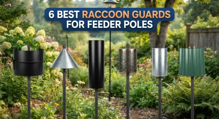 6 Best Raccoon Guards for Feeder Poles: Expert Reviews
