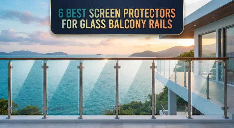 6 Best Screen Protectors for Glass Balcony Rails: Top Picks