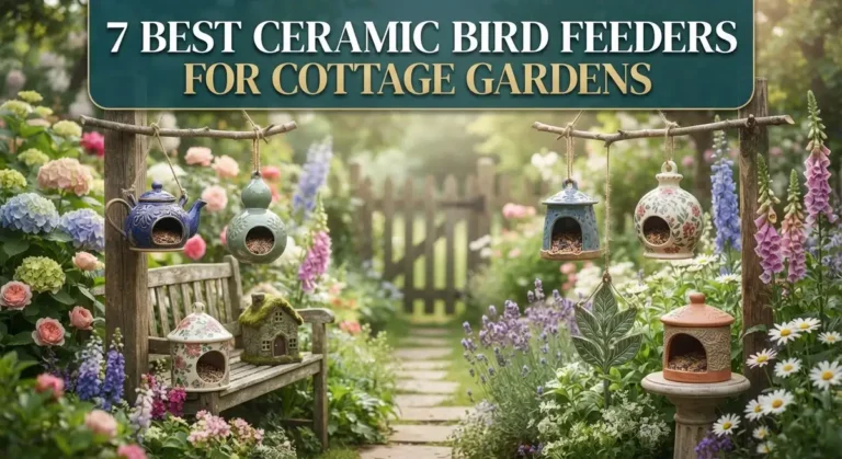 7 Best Ceramic Bird Feeders for Cottage Gardens