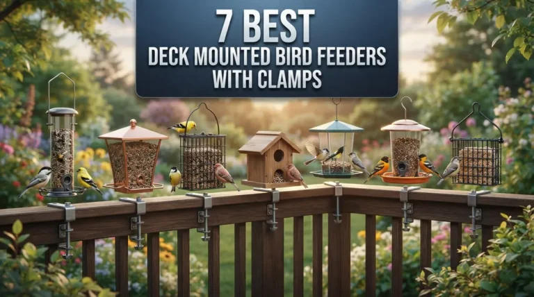 7 Best Deck Mounted Bird Feeders With Clamps: Top Picks
